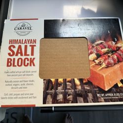 Caravel Gourmet Himalayan Salt Block Net Wt Approx. 8 LB