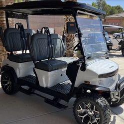 2025 Denago Rover XL 4-Passenger Lifted 48-Volt Lithium Golf Cart