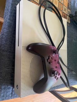 Xbox  One S with wireless controller
