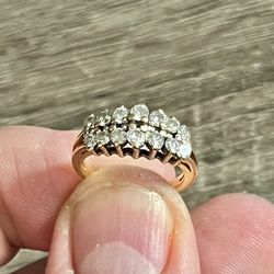 Vintage 14K Gold Diamond Ring ~1.5ct tw