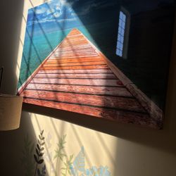 Dock Water Pier Art Work 