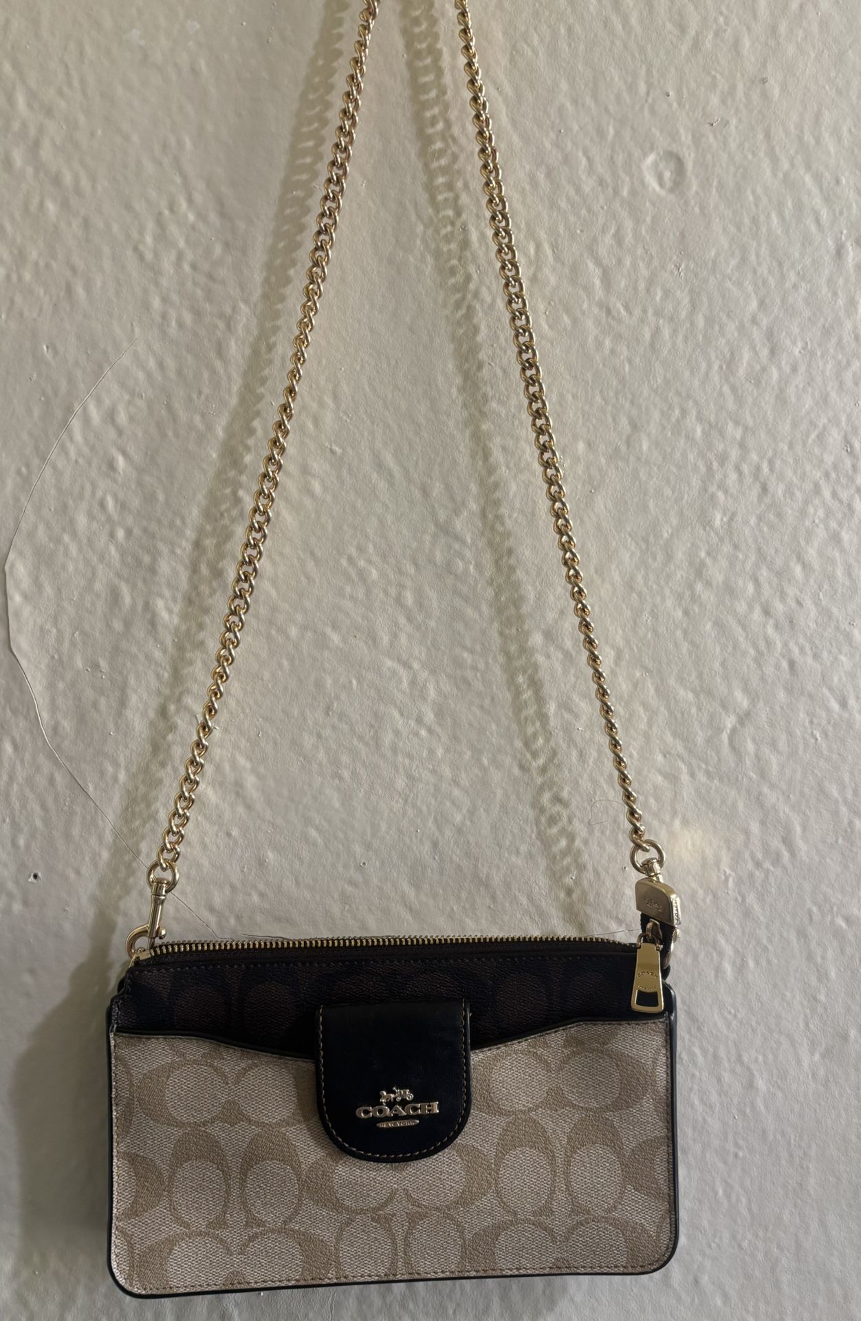 COACH Poppy Crossbody  Canvas &Leather