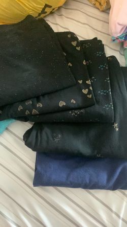 Girls used legging pants all 5 for $10