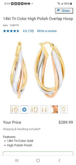 STOLEN Tri Color Gold Silver Rose 