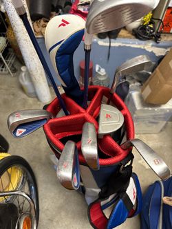 Top Flite 2025 XL Ti-Matrix Golf Full Set Driver, 3W, 5H, 6-9i, PW, Putter