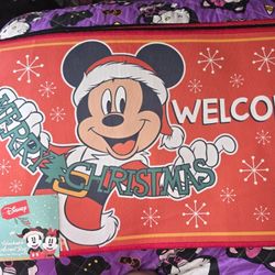 Mickey Mouse Christmas Door Mat 