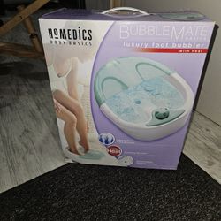 Homedics Bubble Mate Luxury Foot Bubbler with Heat Model BB-50 (NEW)