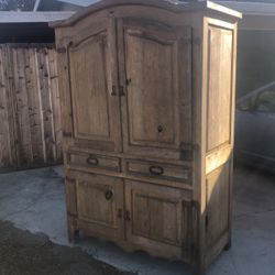 Solid Wood Armoire 
