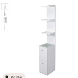 SlayStation Natalie Column with Drawers, White, Impressions - $100 OBO