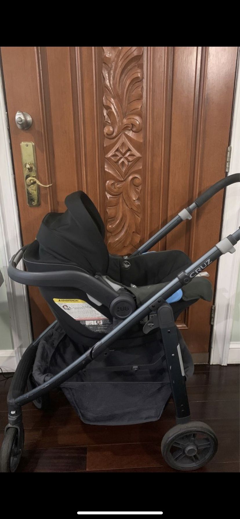 Uppababy stroller and car seat