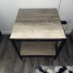 Wood Coffee Table & 2 Matching End Tables