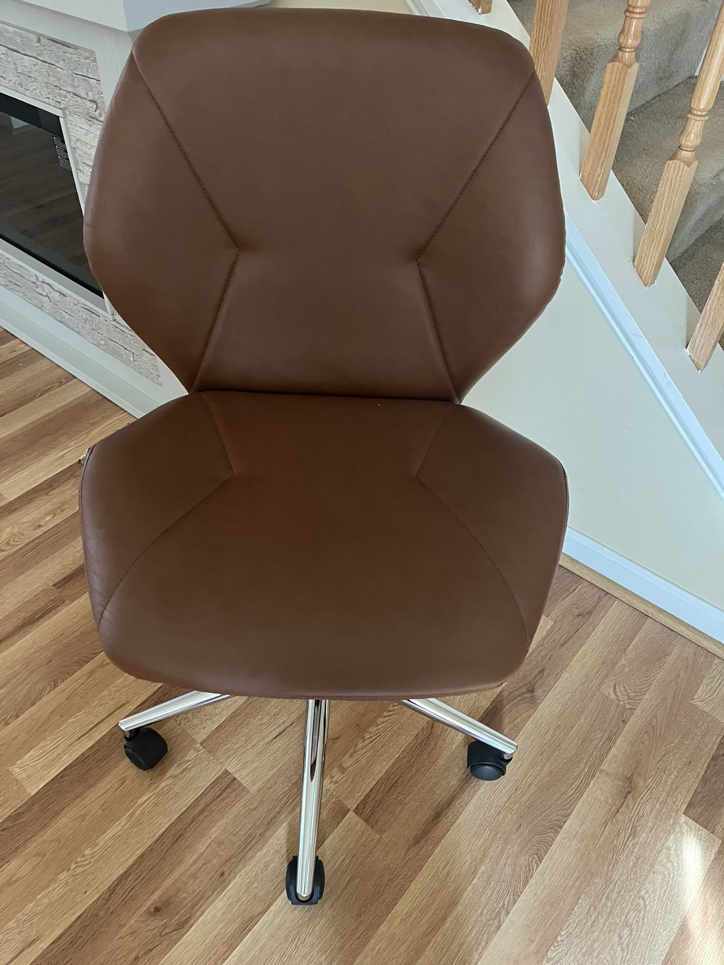 Office Chair - Height Adjustable Leather