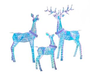Member's Mark 3-Piece Pre-Lit Prismatic Deer Family  $169.99
