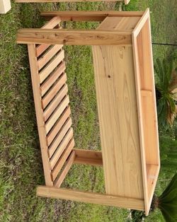 Cedar planter box