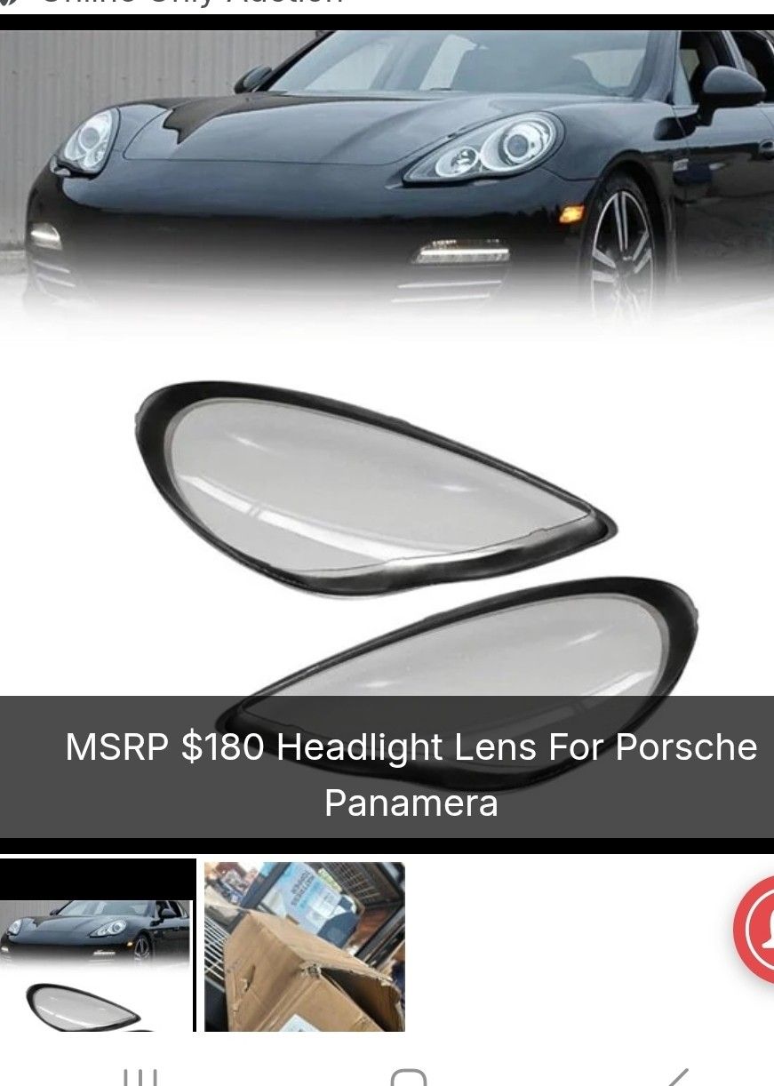 Lens Porche Panamera 2010-2013