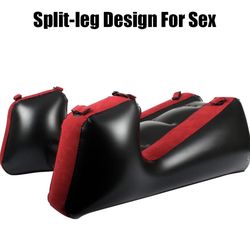 Inflatabless Red Sex Sofa Furniture 440lb Load Carrying Capacity