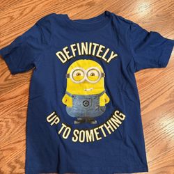 Minions Boys Shirt Size Small 6/7