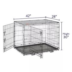 Double Door Dog Crate 