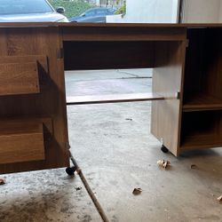 Collapsible Sewing/Crafting Table With Storage