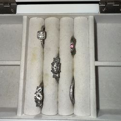 Rings Sterling Silver 925 All For $50