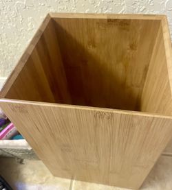 Bamboo Trash Can