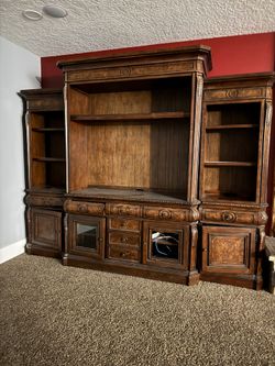 Large Antique Entertainment Center