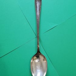 Vintage Gorham Heritage Silverplate Large Serving Spoon 13" Italy.