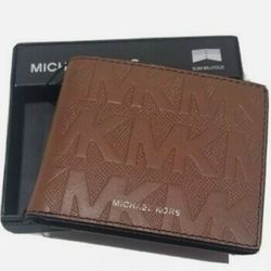 Michael Kors Men's Bifold Embossed Wallet 