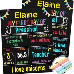 First And Last Day School Board New 