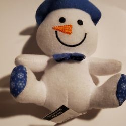 Small Cute Smiling 4" Snowman Plush