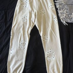 Denim Tears Rhinestone Cotton Wreath Sweatpants 