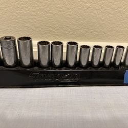 Snapon 212SFMY 3/8 Drive 12 point Metric Deep Flank Socket