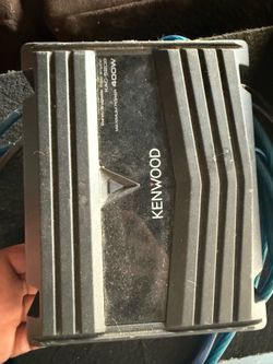 Subwoofer and amp