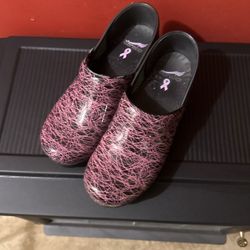 Fight Cancer Dansko Clogs