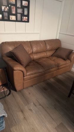 Leather sofa