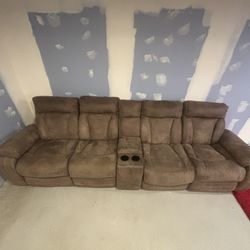 5 Piece Couch With recliners