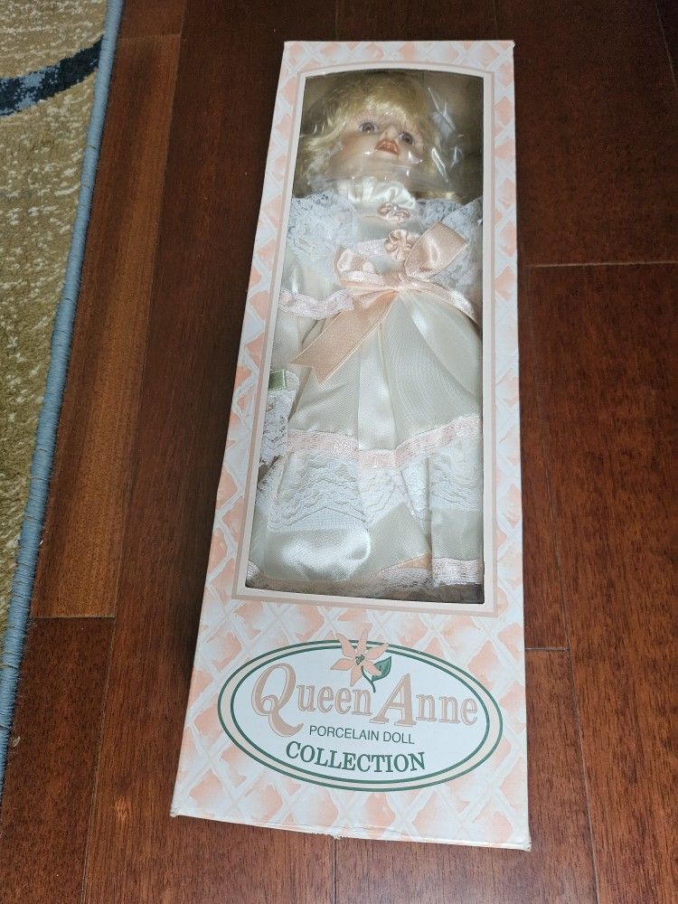Queen Ann Porcelain Doll