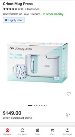 Cricut mug press
