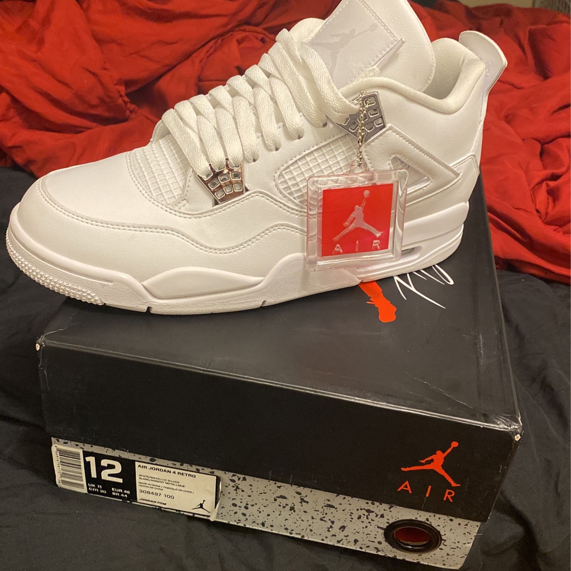 Jordan 4s Pure Money With Box