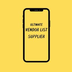Ultimate Vendor List