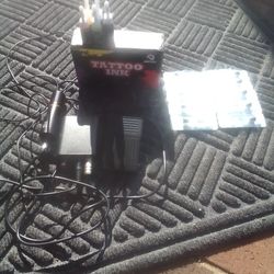 Tattoo Gun Machine Ten Unopened Needles 19 Ink Colors