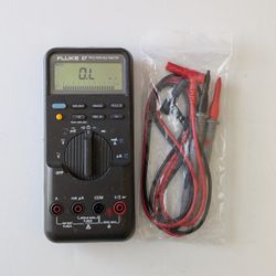 Fluke 87 True RMS Digital Multimeter DMM Meter + New Test Leads
