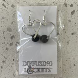 Lava Heart Earrings Brand New In Package