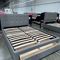 Queen Size Button Tufted Bed With Orthopedic Mattress 