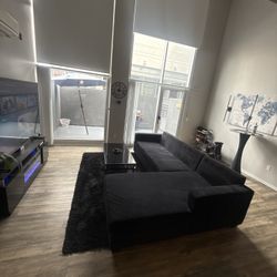 Beautiful Black Couch