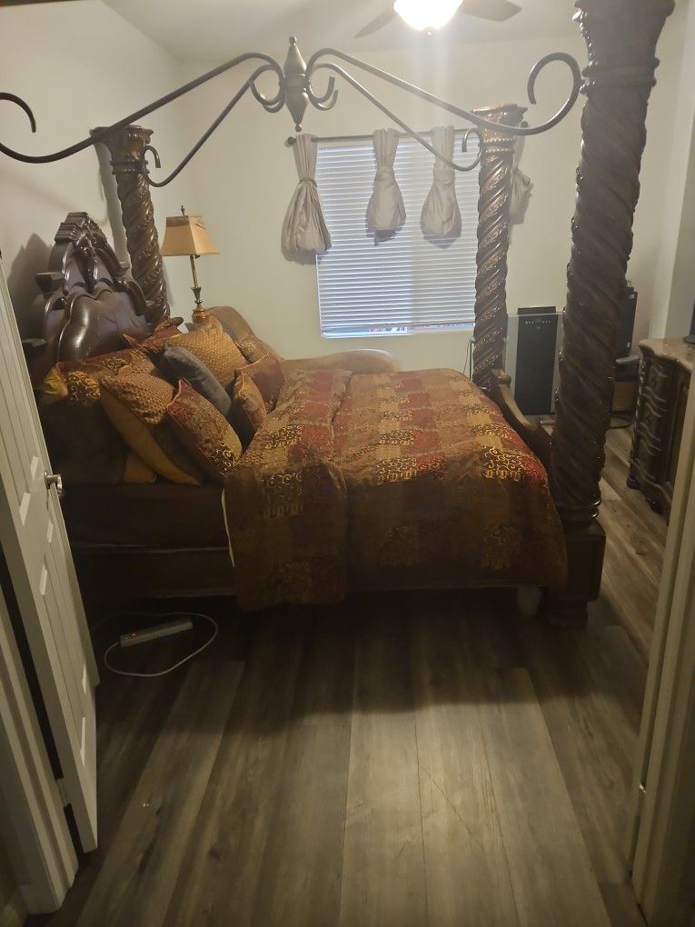 King bedroom set.