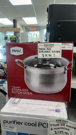 Parini 7 Quart Stainless Steel Dutch Oven