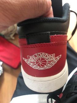 Air Jordan 1 low-Top Sneakers Red Black