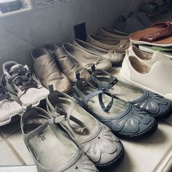 13 Pairs Of Shoes Fits Size 8.5 Women’s 