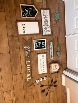 Farmhouse Wall Sign Decor Bundle